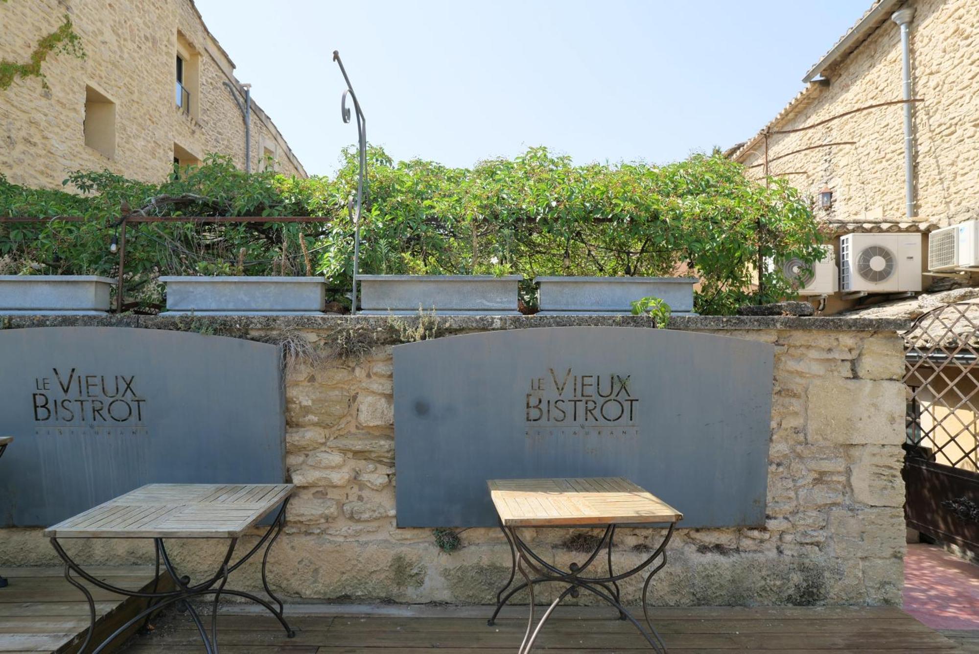 Chambres Du Vieux Bistrot Cabrières-dʼAvignon Exterior foto